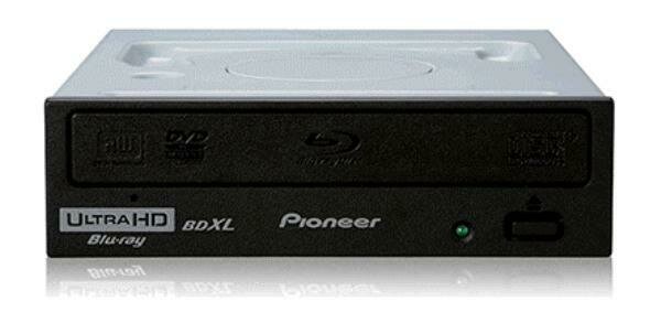 Pioneer BDR-211EBK Internal Blu-Ray Writer supporting Ultra HD Blu-Ray Playback- Retail Packaging