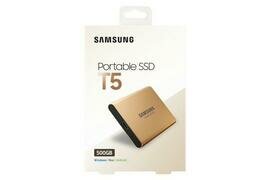 Samsung T5 Portable SSD 500GB/Up to 540MB/Sec Transfer speed/Rose Gold/51g