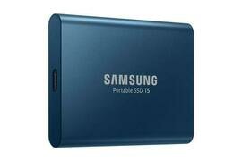 Samsung T5 Portable SSD 250GB/Up to 540MB/Sec Transfer speed/Alluring Blue/51g