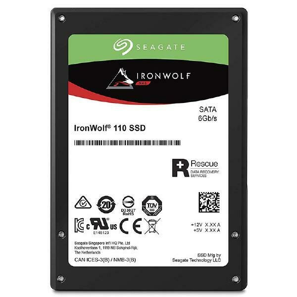Seagate IronWolf 110 SSD - 2.5&quot; SATA SSD - 480GB , 5 year Warranty with a  2-year Data Recovery Services included!