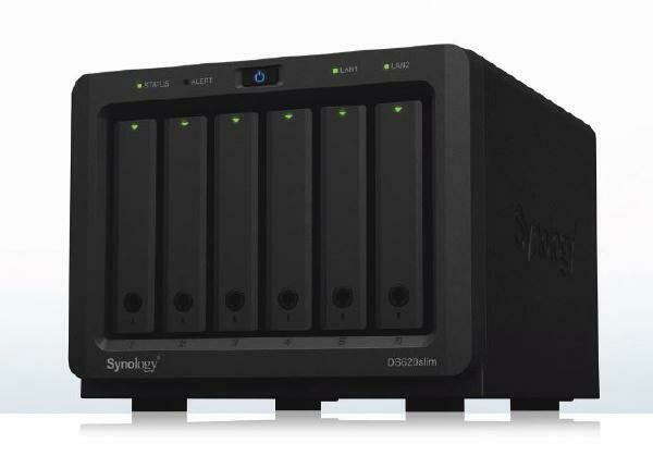 Synology DiskStation DS620Slim 6-Bay 2.5&quot; Diskless 2xGbE NAS, Intel Celeron, 2 GB DDR3L RAM, 2xUSB 3.0 - 2.5&quot; DRIVES ONLY!