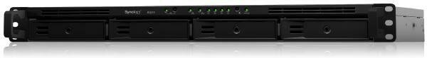 Synology RackStation RS819 4-Bay 3.5&quot; Diskless 2xGbE NAS (1U Rack) (HMB), Realtek RTD1296 quad-core, 2GB RAM, 2xUSB3, eSATA x1,Scalable - With SRS!