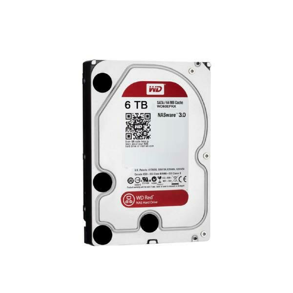 WD HDD 3.5&quot; Internal SATA 6TB Red, Variable RPM, 3 Year Warranty