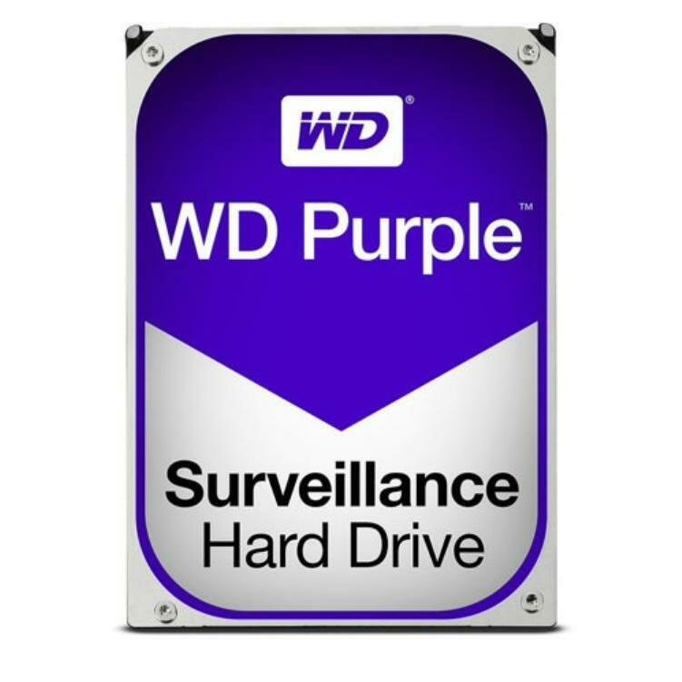 WD HDD 3.5&quot; Internal SATA 6TB Purple, Variable RPM, 3 Year Warranty - WD60PURZ