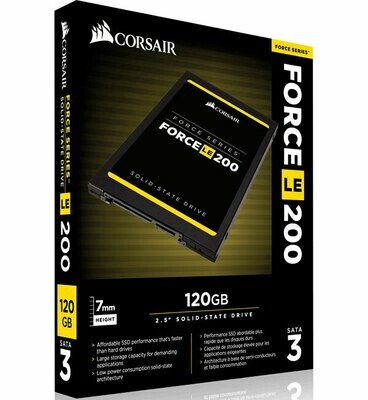 Corsair Force LE200 120GB 2.5&#39; SATA III SSD - TLC 550/500 MB/s 7mm