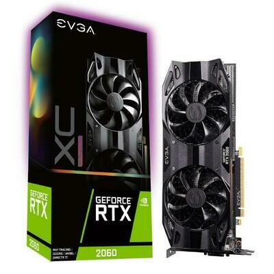 EVGA GeForce RTX 2060 XC ULTRA GAMING, 06G-P4-2167-KR, 6GB GDDR6,Dual HDB Fan