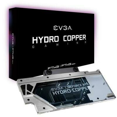 EVGA Hydro Copper Waterblock for EVGA GeForce RTX 2080 FTW3, 400-HC-1289-B1, RGB