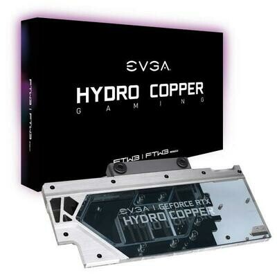 EVGA Hydro Copper Waterblock for EVGA GeForce RTX 2080 Ti FTW3, 400-HC-1489-B1, RGB