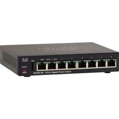 Cisco SG250-08 8-PORT GIGABIT SMART SWITCH