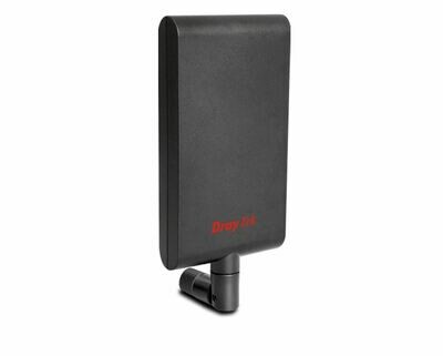 Draytek A2520 802.11ac/a/b/g/n - Indoor Patch Antenna with 10 dBi @ 5 GHz / 7.5 dBi @ 2.4 GHz (Black)