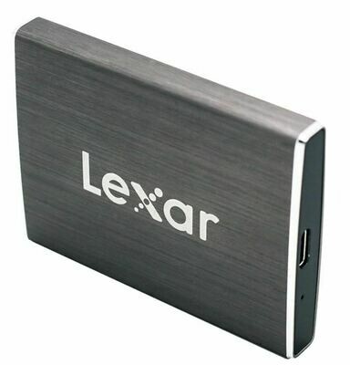 Lexar SL100 240GB TypeC Portable Slim SSD - 550/400 MB/s Sleek Design Durable DataVault Lite Software