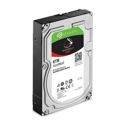 Seagate IronWolf NAS HDD 3.5&quot; Internal SATA 6TB NAS HDD, 7200 RPM, 3 Year Warranty