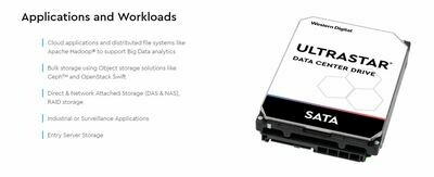 WD 12TB Ultrastar Enterprise 3.5&#39; SATA, 256MB Cache, 5 Years Warranty. 0F30146
