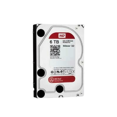 WD HDD 3.5&quot; Internal SATA 6TB Red, Variable RPM, 3 Year Warranty