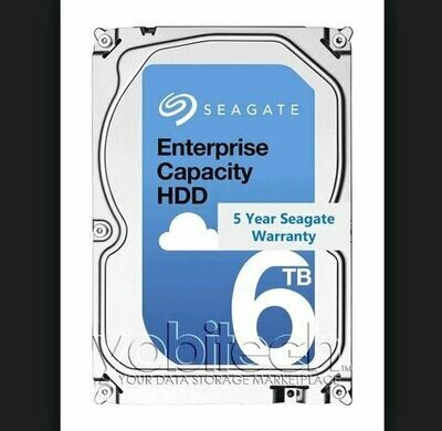 Seagate EXOS 6TB SAS Enterprise Capacity 512E Internal 3.5&#39; HDD, 6TB, 12Gb/s, 7200RPM, 5YR WTY