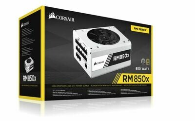 Corsair 850W RMX White 80+ Gold Fully Modular 135mm FAN ATX PSU 10 Years Warranty