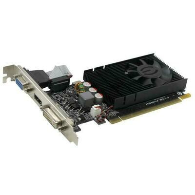 EVGA NVIDIA Geforce PCIE GT730 LP (700MHz GPU), 2GB DDR3 128Bit 1400MHz, 2H, Single Slot, 1xFan, ATX/Low Profile