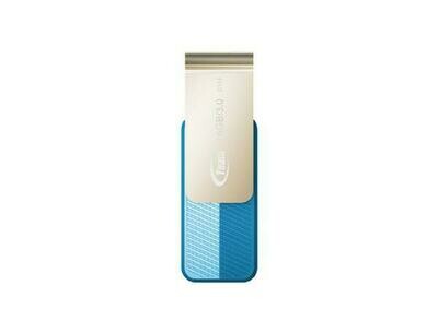 Team Group USB Drive 16GB, C143, USB3.0, Blue, Rotating, Capless,READ 25MB/s, 15g, Lifetime Warranty