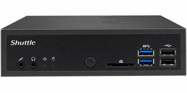 Shuttle DH170 XPC Slim 1.3L Barebone- H170, LGA1151, 2x DDR3L, 1x 2.5&#39;, M.2, 4K Triple Display, 2x DP+HDMI, 2x RS232, 4x USB3.0+4x U
