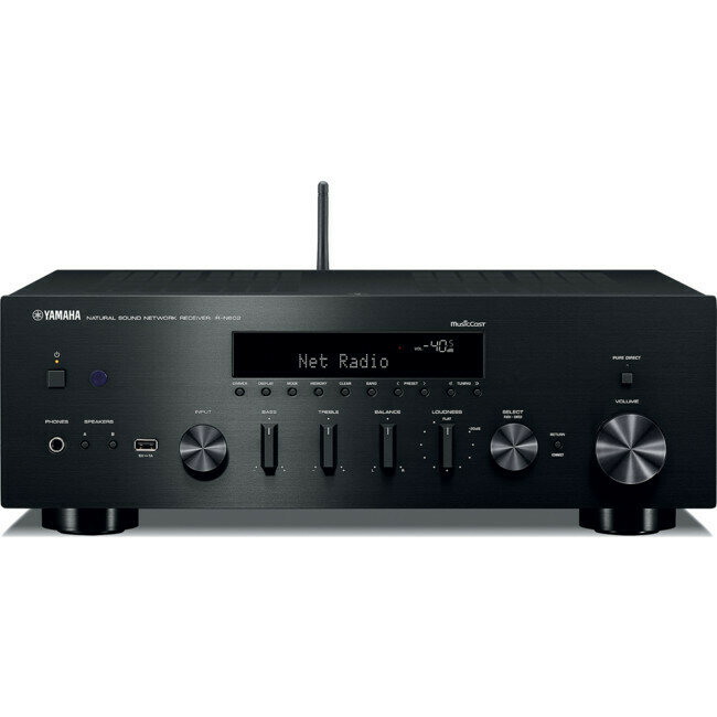 BLACK NETWORK HI-FI RECEIVER