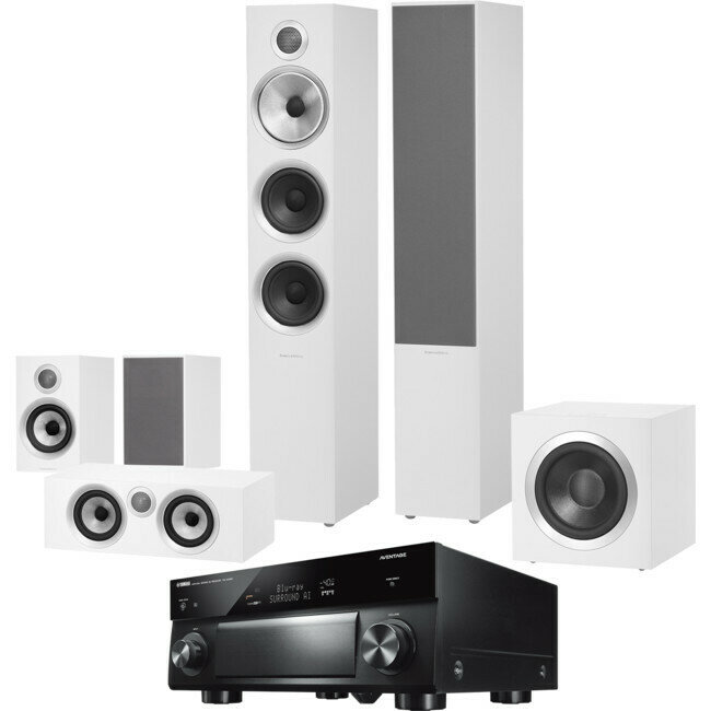 704 HOME THEATRE PACK WHITE