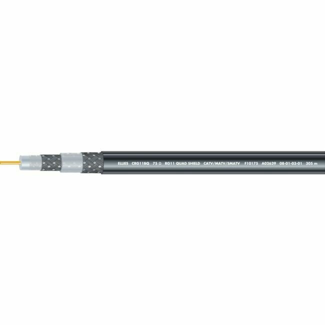 RG11 QUAD SHIELD CABLE - 1M