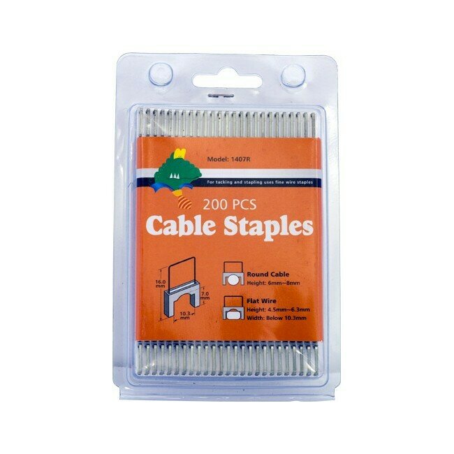 CABLE STAPLES 6-8MM ROUND
