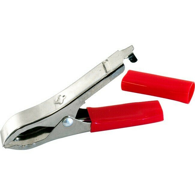 LARGE BATTERY CLIP - RED