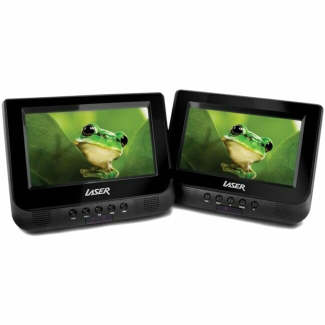 7&quot; PORTABLE DUAL SCREEN DVD