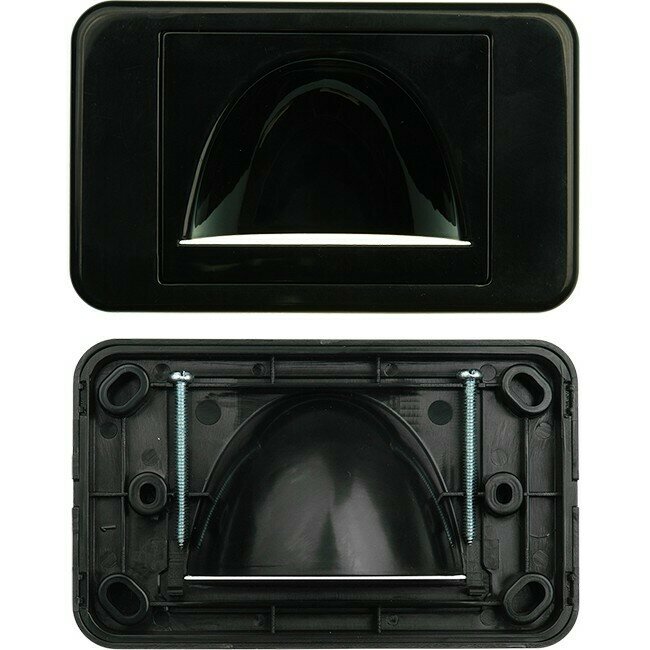 BLACK REVERSE BULLNOSE WALL