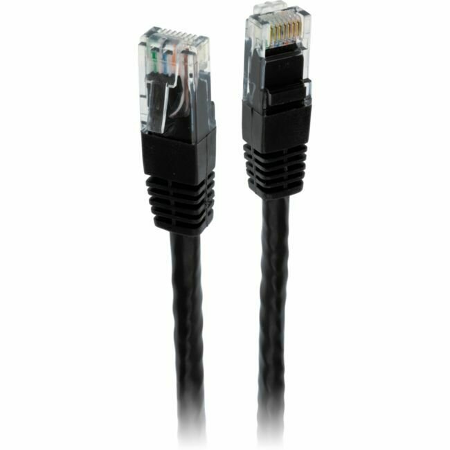 3M BLACK CAT6 PATCH LEAD