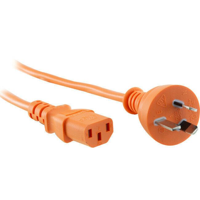ORANGE IEC POWER LEAD - 2M