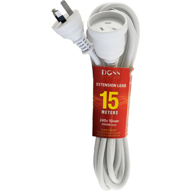 15M POWER EXTENSION LEAD