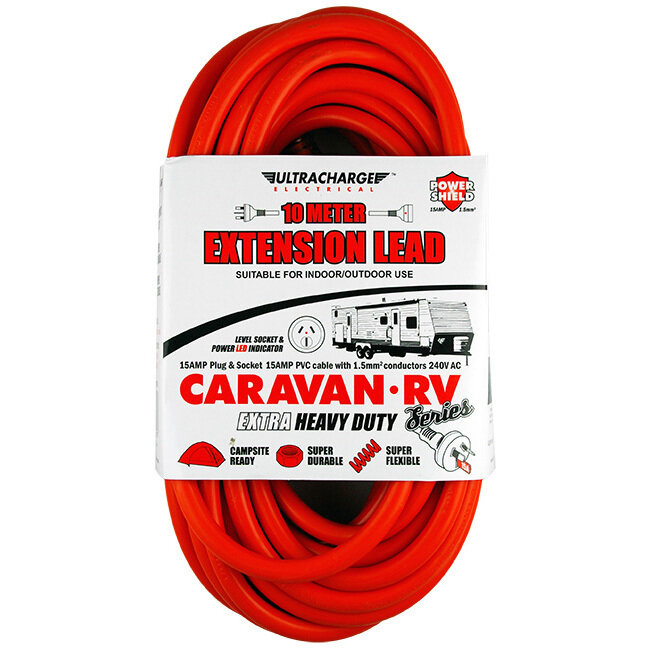 10M 15A CARAVAN EXTENSION LEAD