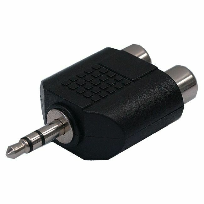 3.5MM STEREO PLUG TO 2X RCA