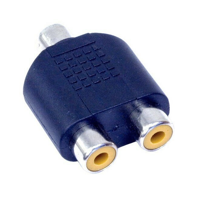 RCA SOCKET TO 2X RCA SOCKETS