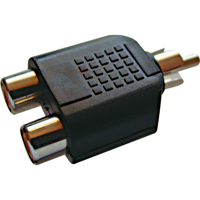 RCA PLUG TO 2X RCA SOCKET