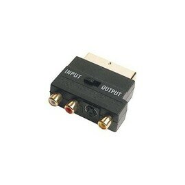 SCART PLUG TO RCA &amp; S-VIDEO