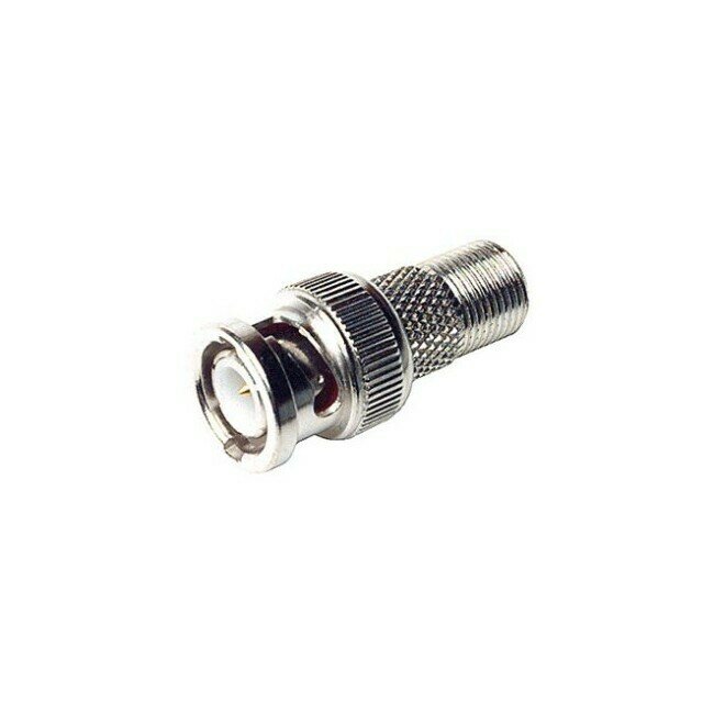 BNC PLUG TO &#39;F&#39; SOCKET