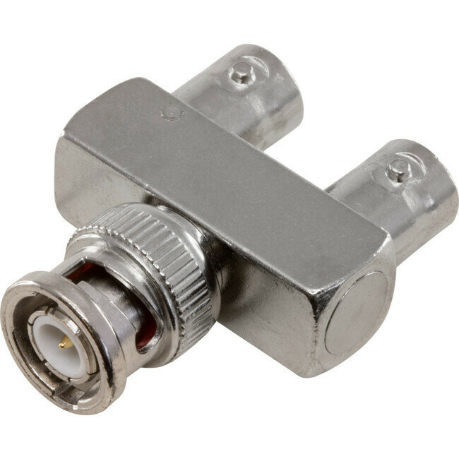 BNC PLUG TO 2X BNC SOCKETS