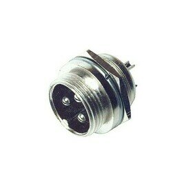 3 PIN MICROPHONE PANEL SOCKET