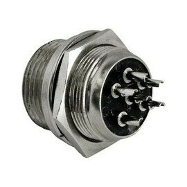 6 PIN MICROPHONE PANEL SOCKET