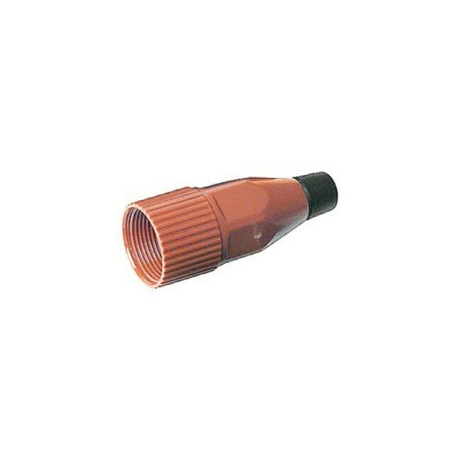 XLR PLASTIC BACKSHELL BROWN