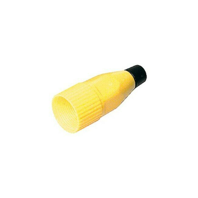 XLR PLASTIC BACKSHELL YELLOW