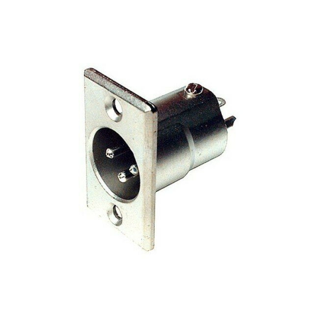 3 PIN PANEL XLR PLUG (AC3MPNZ)