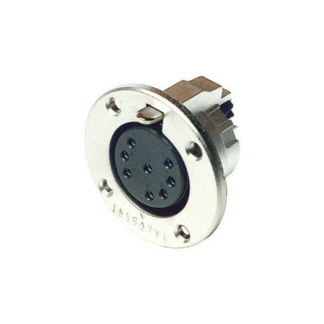 8-PIN PANEL MOUNT SOCKET