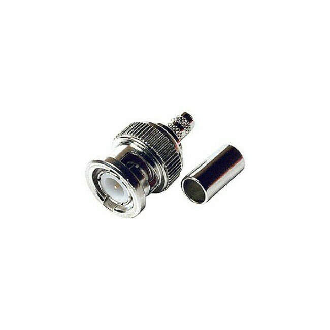 BNC CRIMP PLUG TO SUIT RG6