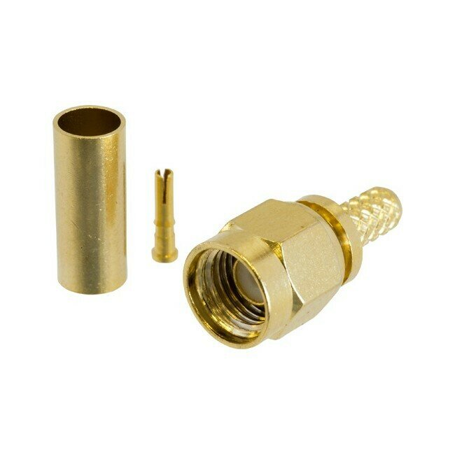 SMA-RP INLINE CRIMP PLUG