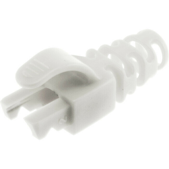 WHITE RJ45 RUBBER BOOT