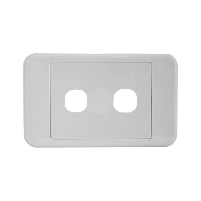 2 GANG WALL PLATE